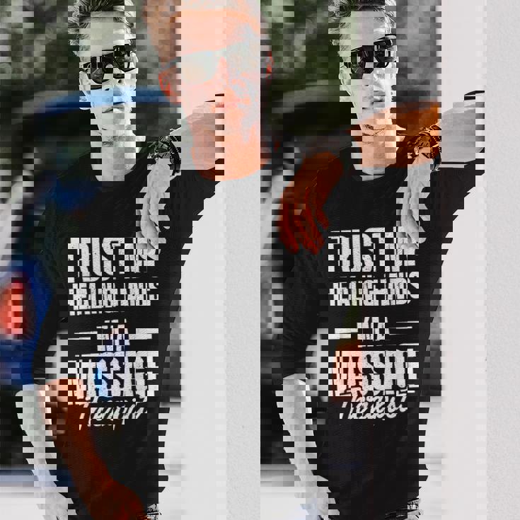 マッサージセラピスト 長袖Tシャツ 彼への贈り物