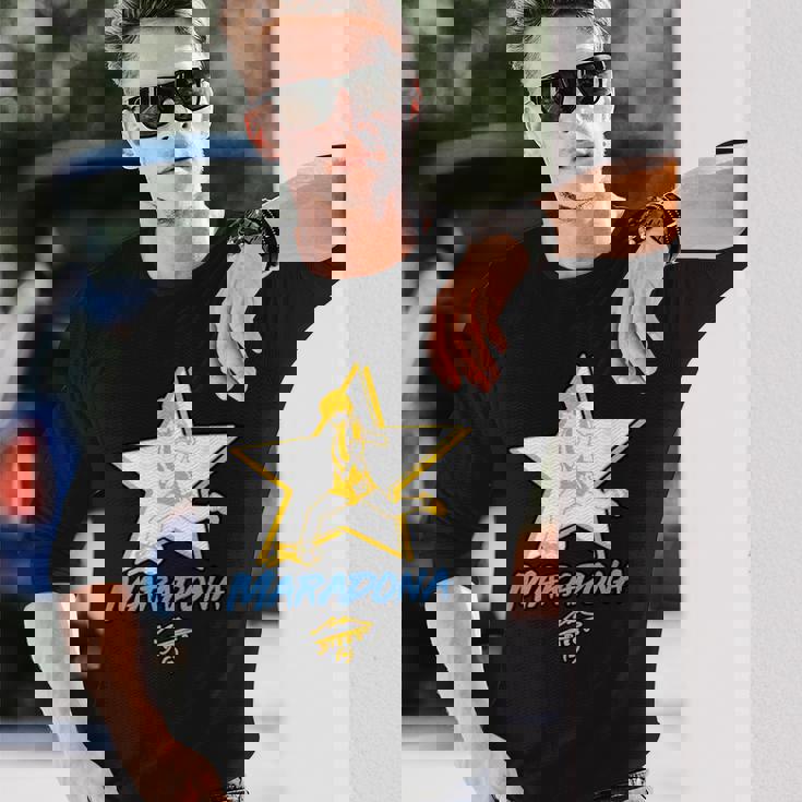 マラドーナスター 長袖Tシャツ 彼への贈り物