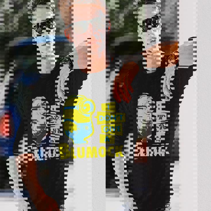 ミニオン I Don't Give A Blumock 長袖Tシャツ 彼への贈り物