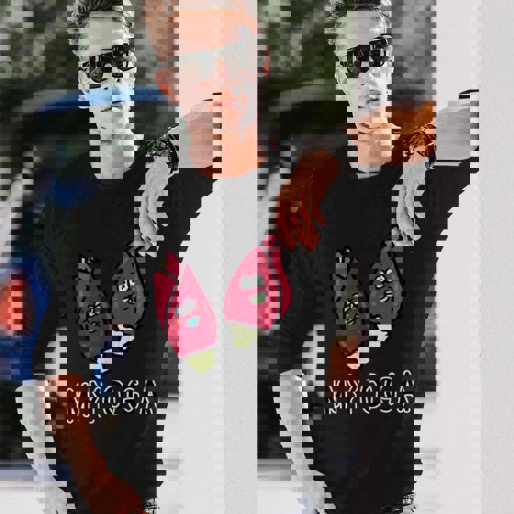 ミョウガさん 長袖Tシャツ 彼への贈り物