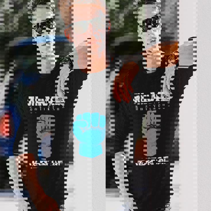 ミルウォール-誰も私たちを好きではない 長袖Tシャツ 彼への贈り物