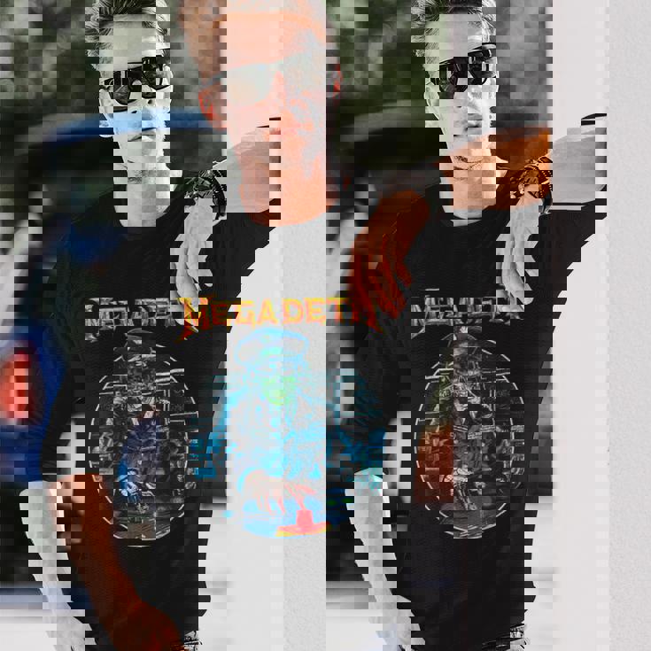 メガデス ヴィンテージ ジェネラル ヴィック 長袖Tシャツ 彼への贈り物