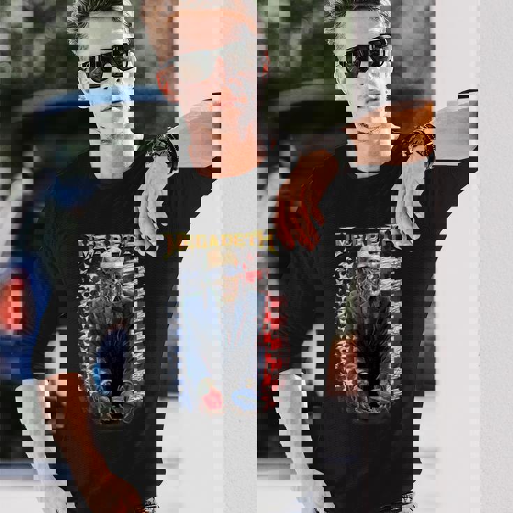 メガデス 振るう手榴弾 長袖Tシャツ 彼への贈り物