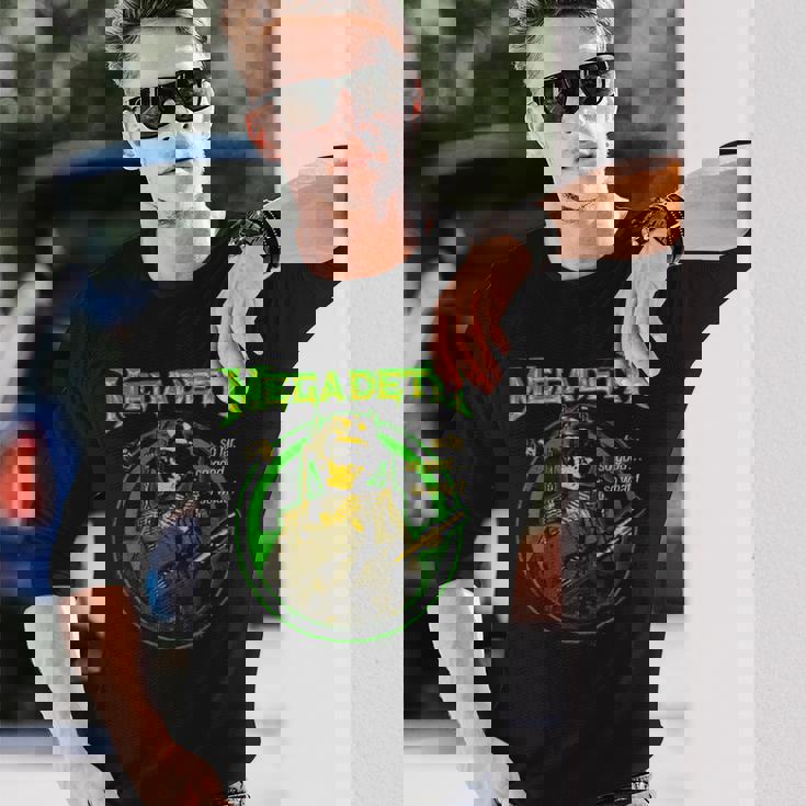 メガデス -O Faro Goodo Whatoldier 長袖Tシャツ 彼への贈り物