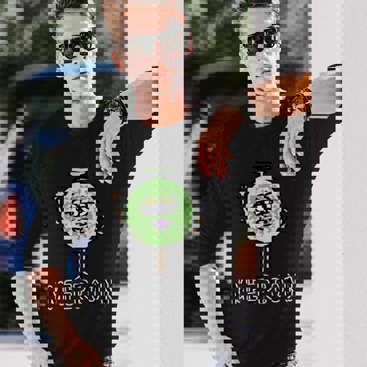 メロンさん 長袖Tシャツ 彼への贈り物