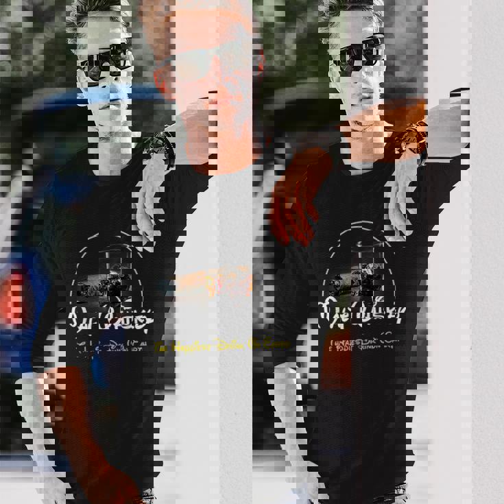 モルトウイスキーシャツ Happiest Drink Ever 面白いウイスキー葉巻 長袖Tシャツ 彼への贈り物