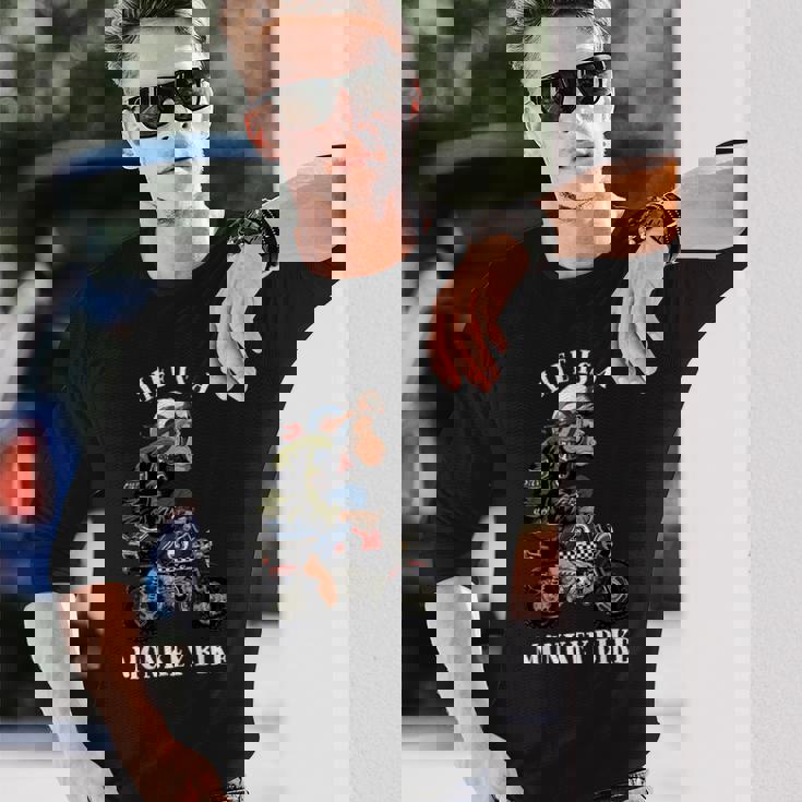 モンキーバイク 長袖Tシャツ 彼への贈り物