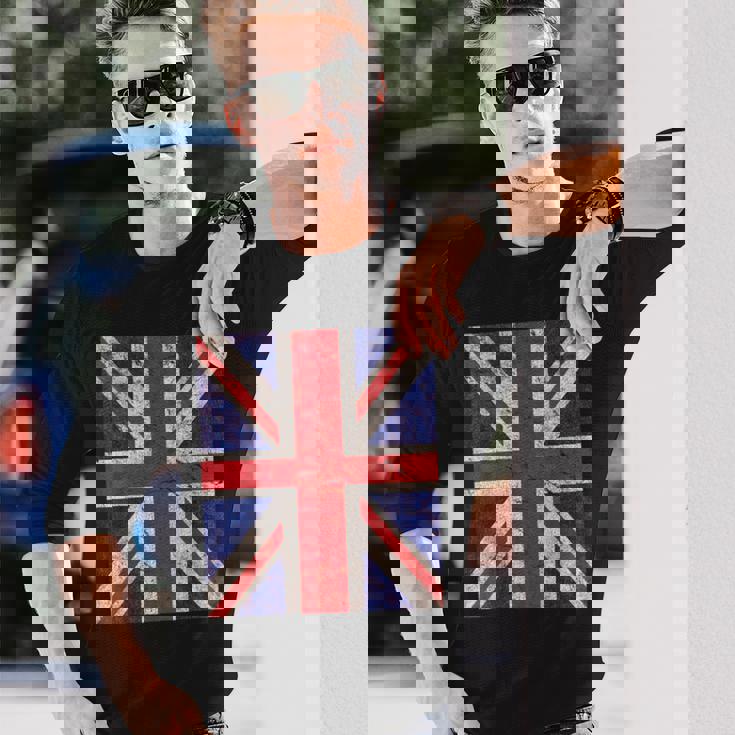 ユニオンジャックフラッグ 長袖Tシャツ 彼への贈り物