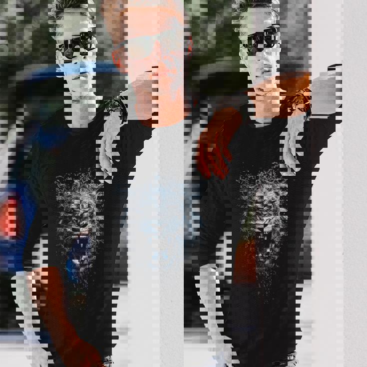 ライオンキング クリエイティブデザイン ウォーター強度 長袖Tシャツ 彼への贈り物