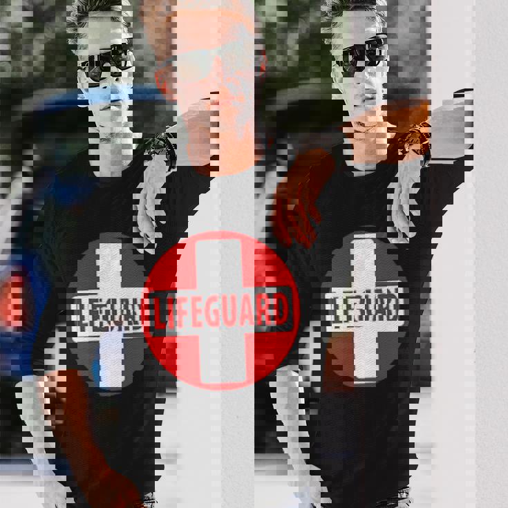 ライフガード、ベーシック。 長袖Tシャツ 彼への贈り物