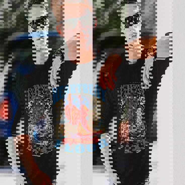 ラインダンス Heartbeat On The Dancefloor 長袖Tシャツ 彼への贈り物