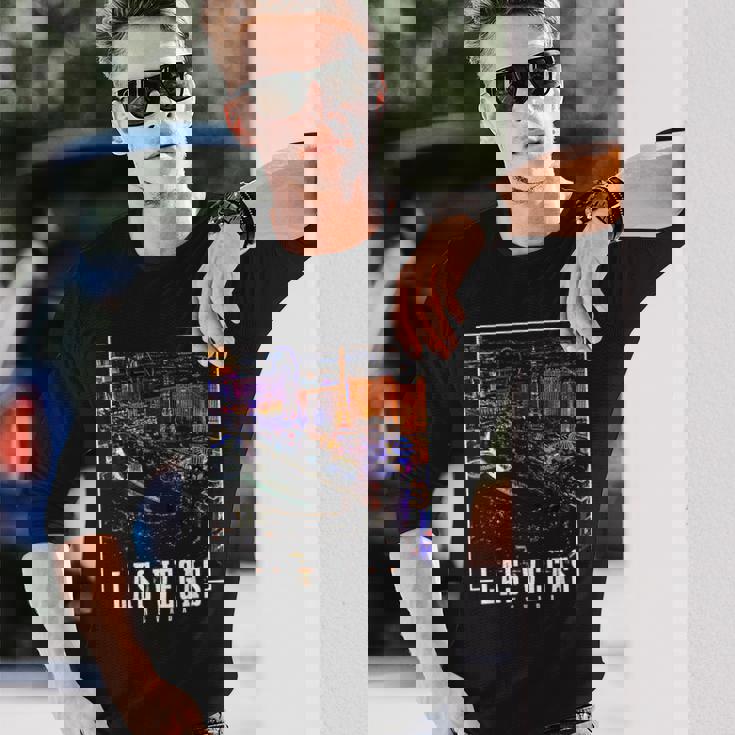 ラスベガス 夜のネバダスカイライン お土産 ラスベガス 長袖Tシャツ 彼への贈り物