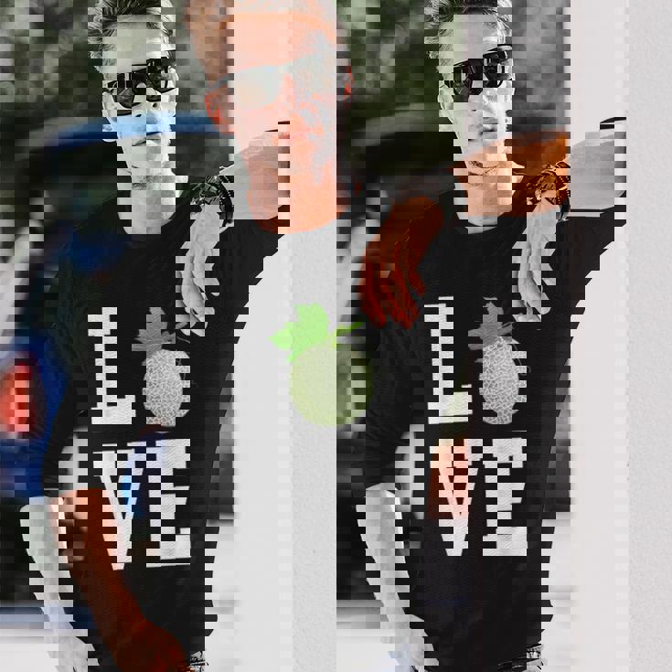 ラブカンタロープ メロン アウトフィット マスクメロン 長袖Tシャツ 彼への贈り物