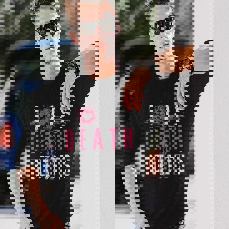 ラブ・デス・ロボット 長袖Tシャツ 彼への贈り物