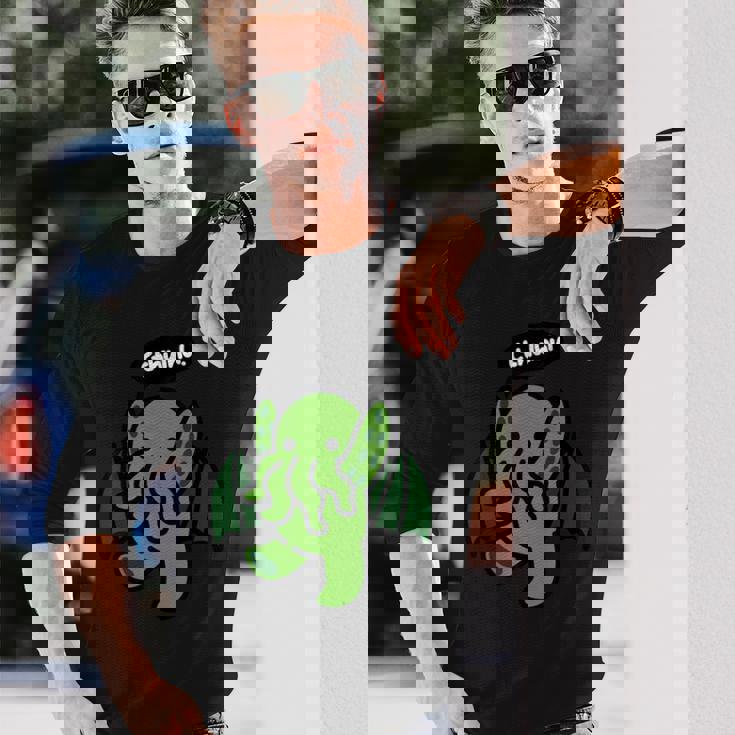 リトルクトゥルフ 長袖Tシャツ 彼への贈り物