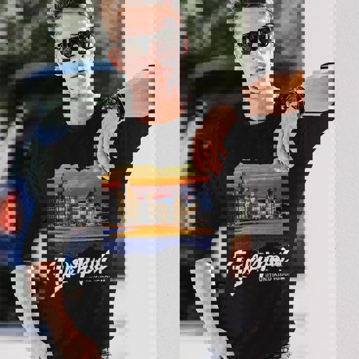 リバプール イングランド お土産 リバプール 長袖Tシャツ 彼への贈り物