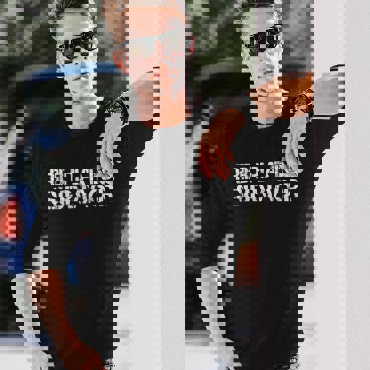 リブメッキサバイバー 長袖Tシャツ 彼への贈り物