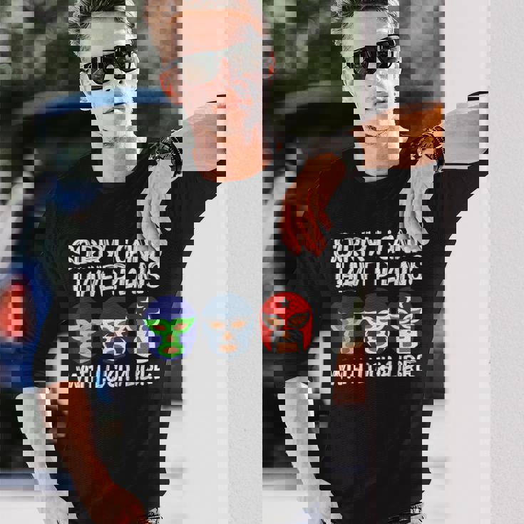 ルチャリブレ メンズ レディース ルチャール メキシカンレスラー 長袖Tシャツ 彼への贈り物