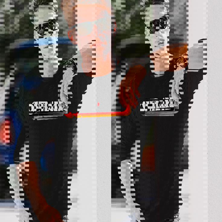 レトロ オーバーランド 長袖Tシャツ 彼への贈り物