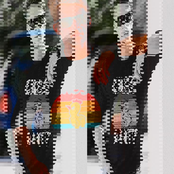 レトロ ヴィンテージ Guess What チキンバット 長袖Tシャツ 彼への贈り物