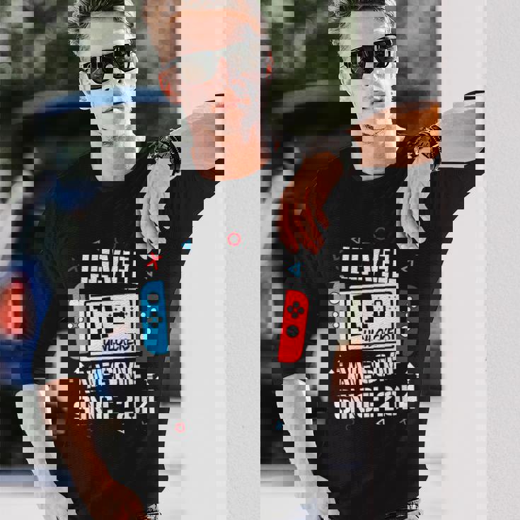 レベル 11 アンロック 素晴らしい 2014 11歳の誕生日 男の子 ビデオゲーム 長袖Tシャツ 彼への贈り物