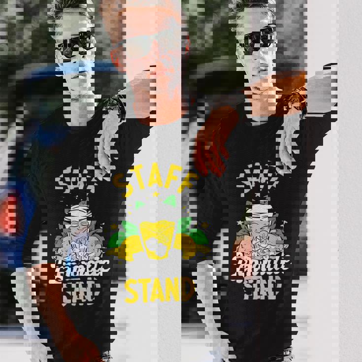 レモネードスタンド スタッフ レモネードスタンド Ceo レモネードメーカー 長袖Tシャツ 彼への贈り物