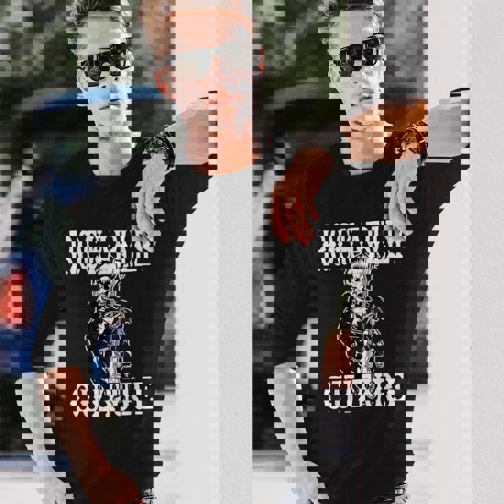 ロカビリー カルチャー ロック スカル タトゥー ピンナップ ロカビリー 長袖Tシャツ 彼への贈り物