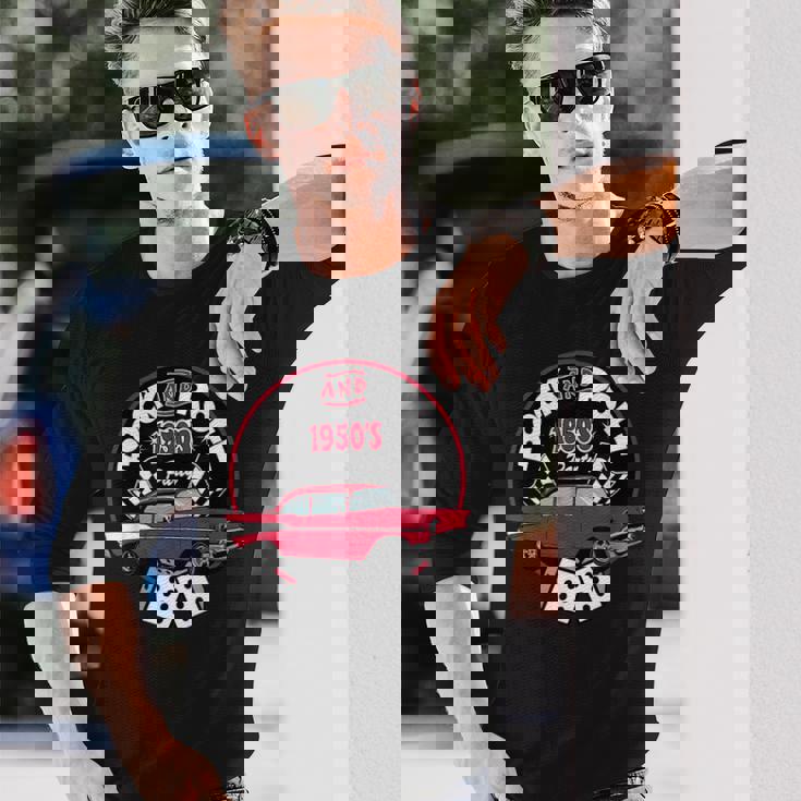 ロカビリーock Hop Dance 1950年代 パーティーコスチューム Doo Wop 50年代 長袖Tシャツ 彼への贈り物