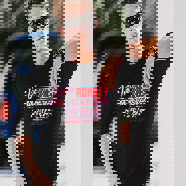 ロムニー大統領 2024 長袖Tシャツ 彼への贈り物