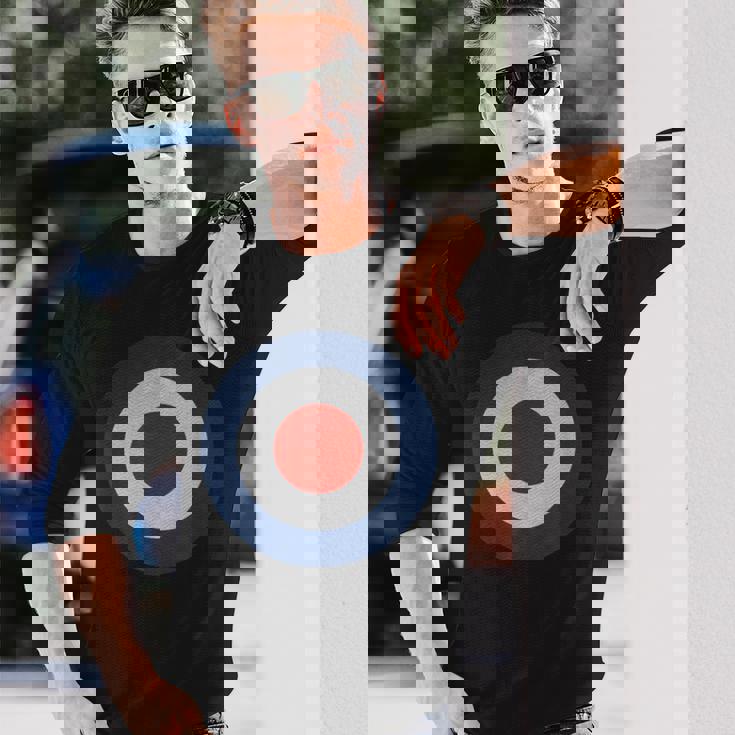 ロンドン イギリス ロック パンク モッズ ターゲット メンズ ミリタリー 空軍 かっこいい アーミー Army Uk 長袖Tシャツ 彼への贈り物