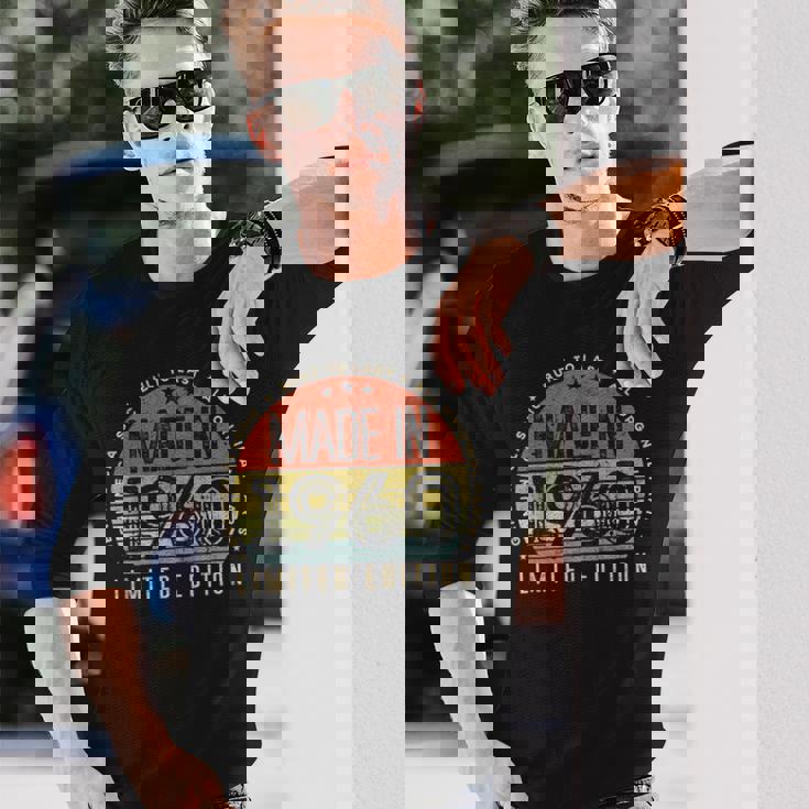 ヴィンテージ 1960 限定版 レトロ 1960年製 メンズ レディース 長袖Tシャツ 彼への贈り物