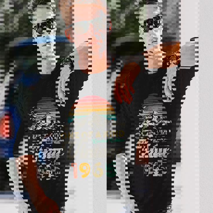 ヴィンテージ 1965 誕生日 60年 マウンテン レトロ 長袖Tシャツ 彼への贈り物