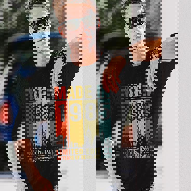 ヴィンテージ 1985 40 Years Of Being Awesome 長袖Tシャツ 彼への贈り物