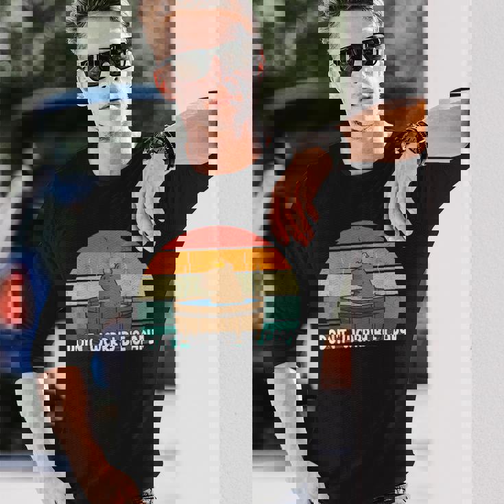 ヴィンテージ Don't Worry Be Capy Capybara 長袖Tシャツ 彼への贈り物