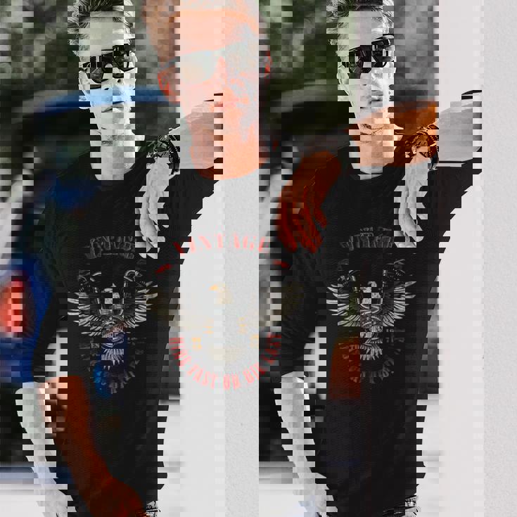 ヴィンテージ アメリカンバイク ライド ファスト 1971 長袖Tシャツ 彼への贈り物