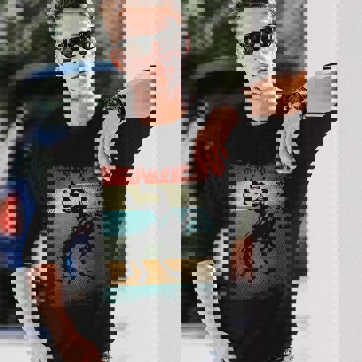 ヴィンテージ レスリング スープレックス ムーブ レスラー 長袖Tシャツ 彼への贈り物