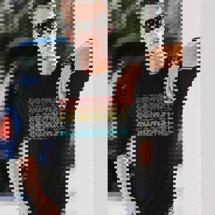 ヴィンテージ レトロ アンダーワールド 長袖Tシャツ 彼への贈り物