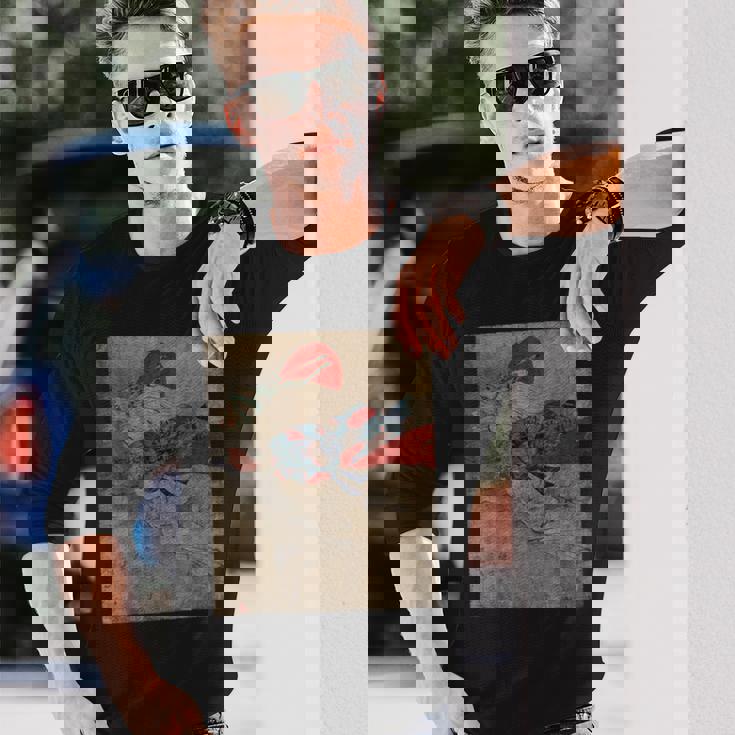 ヴィンテージ 日本の妖怪鬼 幽霊 ゴースト 長袖Tシャツ 彼への贈り物