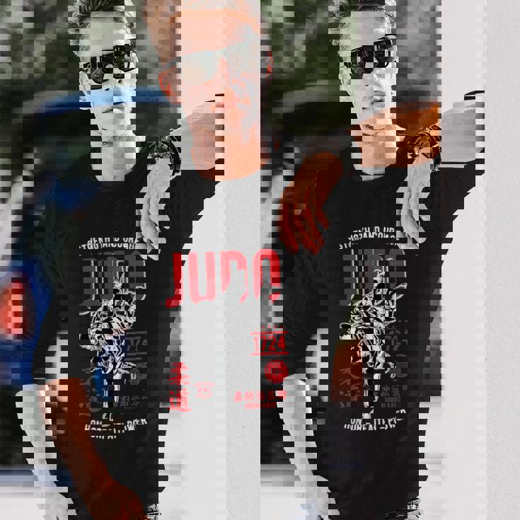 ヴィンテージカー 柔道 柔術 格闘技 総合格闘技 トレーニング 長袖Tシャツ 彼への贈り物