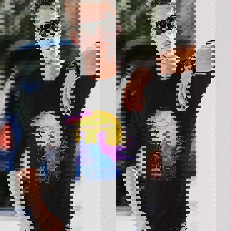 七夕ジャパン I 七夕 ギフトと日本語 長袖Tシャツ 彼への贈り物