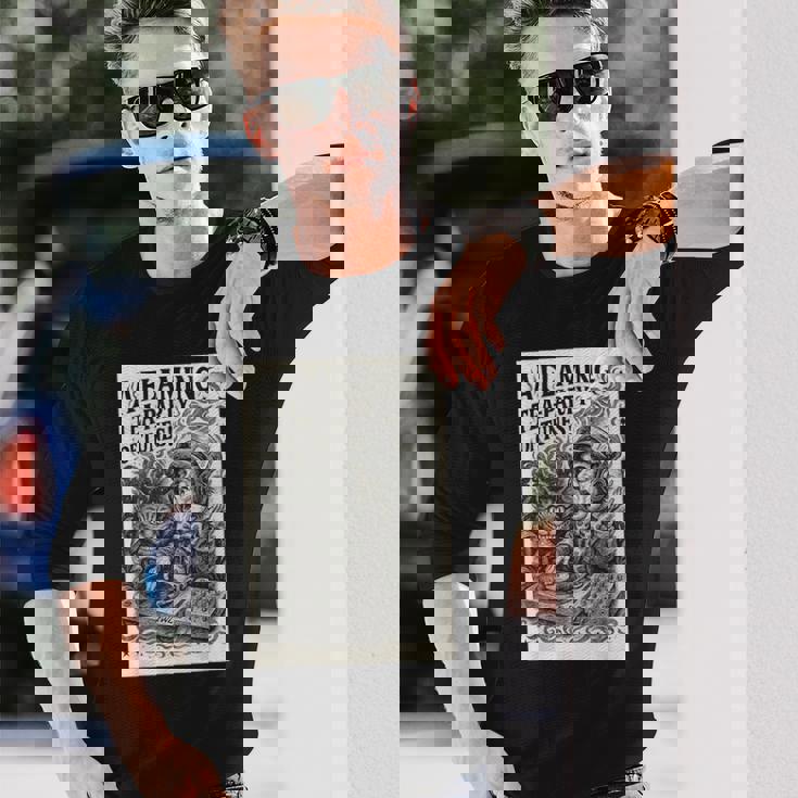 不思議の国のアリス いかれ帽子屋 マッドハッター A Flaming Tea-Party Of Tunes 長袖Tシャツ 彼への贈り物