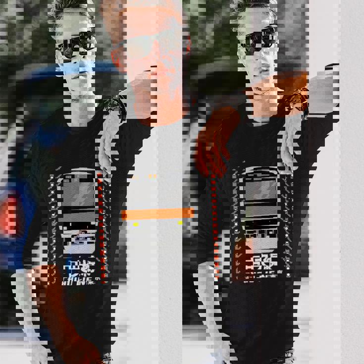 中央線 東京通勤線 日本 電車 オタク お土産 長袖Tシャツ 彼への贈り物