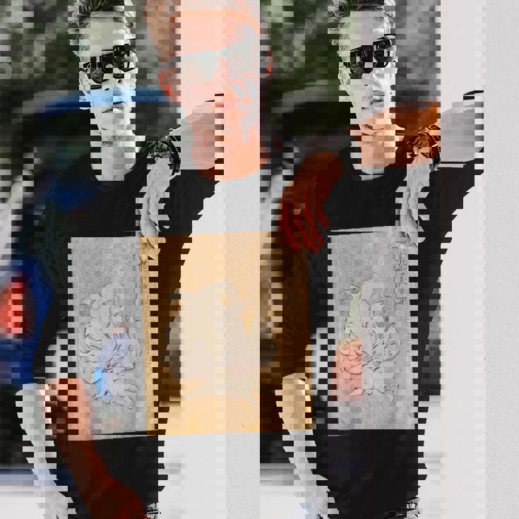 九尾の狐【日本の妖怪シリーズ】 長袖Tシャツ 彼への贈り物