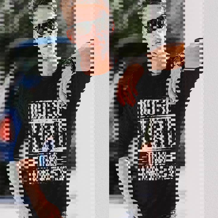 人生は50歳を過ぎてから始まる」ロシア語 ロシア人 長袖Tシャツ 彼への贈り物