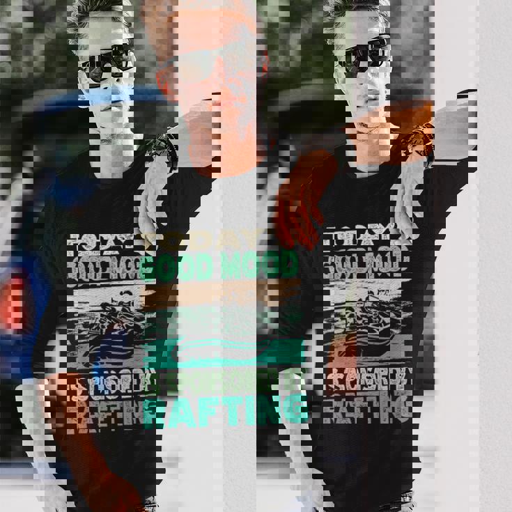 今日のいい気分はラフティングがスポンサー 長袖Tシャツ 彼への贈り物