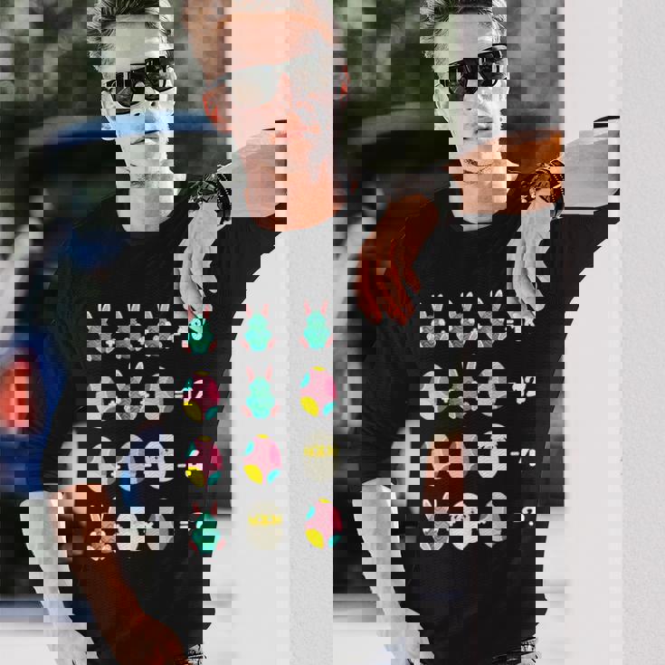 作戦順序 クイズ 数学 先生 イースター チキン うさぎ 長袖Tシャツ 彼への贈り物