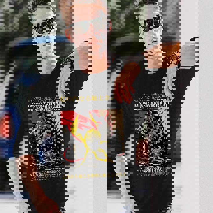 僕の内なる戦士 蟹 日本語 長袖Tシャツ 彼への贈り物