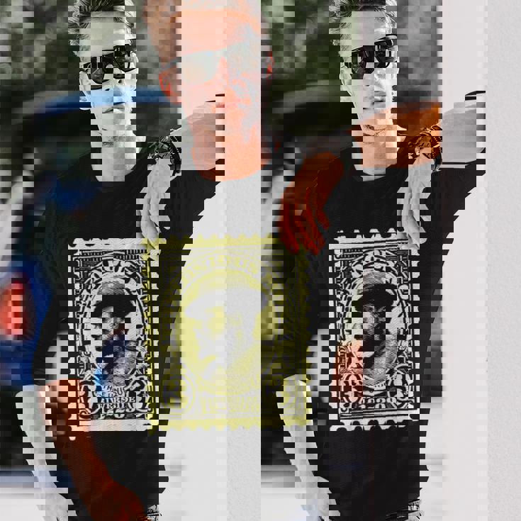 公式セロニアス・モンク・ジャズ・アイコン・グッズ The Unique 長袖Tシャツ 彼への贈り物