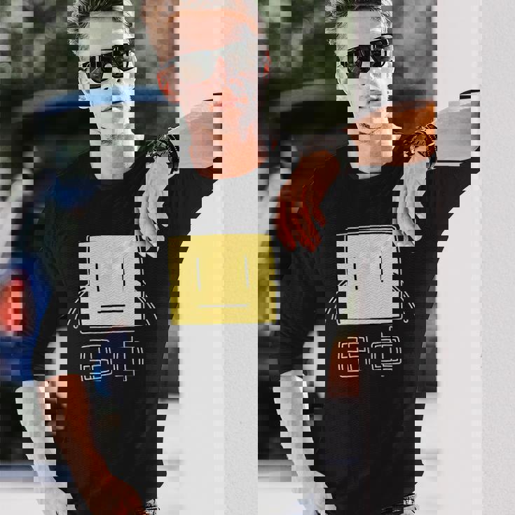 前背両面おもしろプリント「田中」 長袖Tシャツ 彼への贈り物