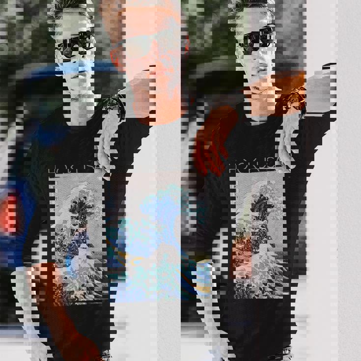 北斎 神奈川沖大波 アーティストのために 長袖Tシャツ 彼への贈り物